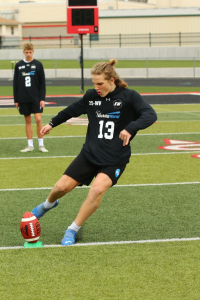 MHS' Stire competes at exclusive kicking camp